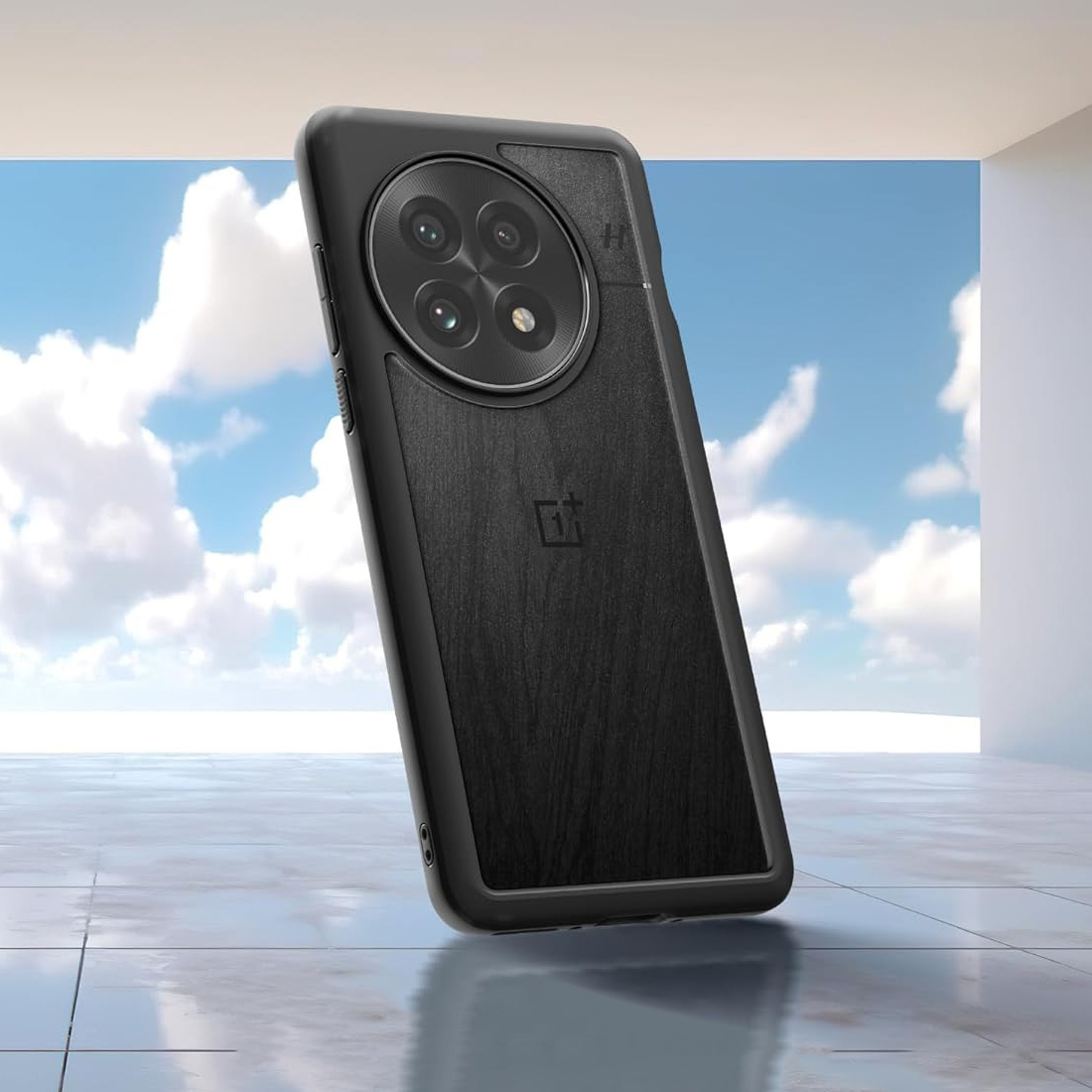 Etui Spigen Ultra Hybrid do OnePlus 13, przezroczysto-czarne